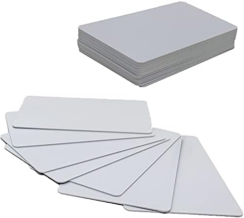 Premium prazne termalne PVC kartice za štampače id znački-grafički kvalitet bijele plastike CR80 30 Mil-kompatibilno sa većinom Foto