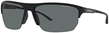 Arnette Man Sunčane naočale mat crni okvir, tamno sive polarizirane leće, 70mm