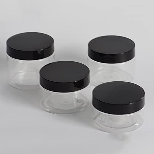 UUYYEO 10 kom prozirnih plastičnih posuda za uzorke šminke prazne kozmetičke tegle za tegle za balzam za usne male futrole za kremu