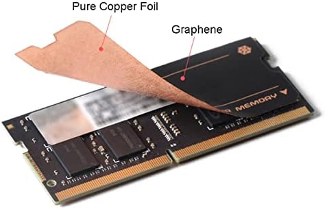 Sardfxul Notebook Memory Copper Graphene hladnjaka za hlađenje za DDR4 / 5 memorije High performance Memorijski hlađenje Radiator