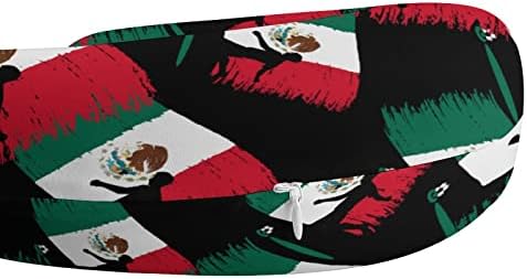 Meksički nogometar putni jastuk za putni jastuk za memnu pjenu za glavu leta za spavanje za spavanje za glavu za avionsku automobilsku