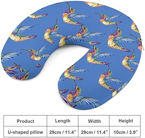 Hummingbird tattoo jastuk memorijski pjena za pjenuv jastuk za vrat u obliku za podršku vrata za glavu