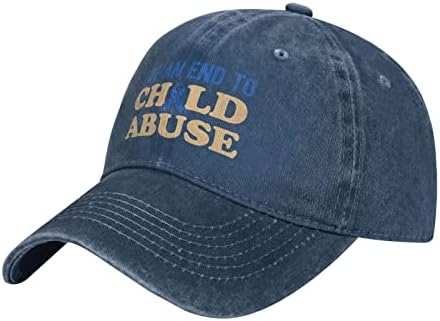 Dječja zloupotreba svijesti o svijesti za bejzbol kapu koja se može popraviti tata šešir za žene ženski čovjek sendvič kapa
