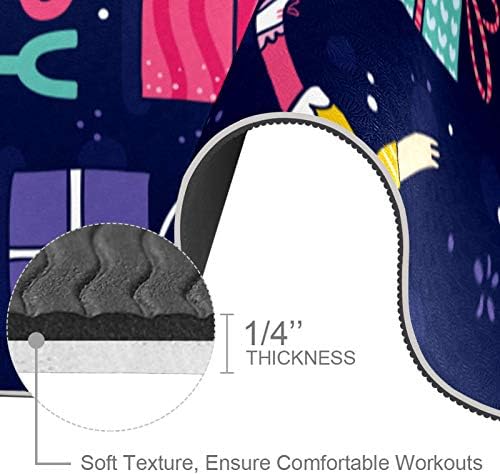Siebzeh Božić Cartoon ovce pokloni uzorak Premium debeli Yoga Mat Eco Friendly gumene zdravlje & amp; fitnes non Slip Mat za sve vrste