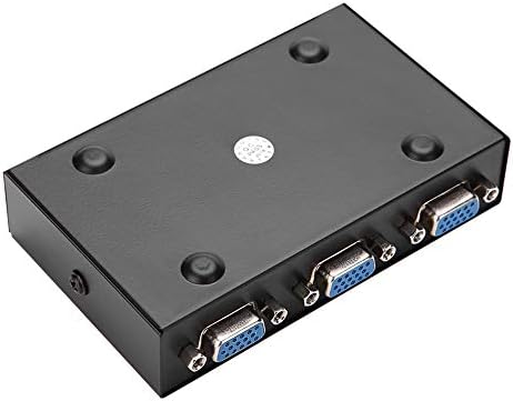 2 u 1 Out VGA Switcher Splitter, Video Audio Switcher Box za sinhronizaciju podataka VGA monitor Switch VGA Splitter sa 3 standardnim