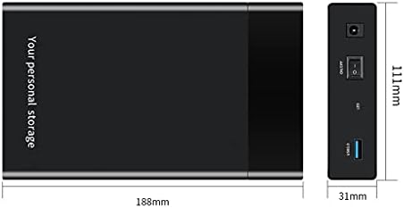 Ytyzc Sata III na USB 3.0 HDD disk kućišta eksterni hard disk kućište 2.5 3.5 HDD priključna stanica kutija za Laptop