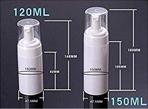 2kom 120ml/4oz prazne punite bijele plastične Mousses bočice tečni pjenasti kontejneri pjenasta pumpa za pjenu bočice Jar lonac za