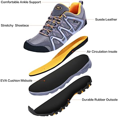 TFO cipele za planinarenje muškarci vodootporni uložak za cirkulaciju zraka potpora za gležanj Neklizajući lagani za hodanje na otvorenom