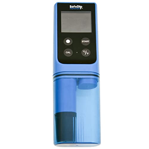 Solaxx MET01A Safedip digitalni mjerač za pH, hlor, sol i temperaturu plave boje
