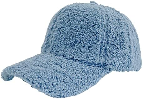 Zima lažna jagnjeta bejzbol kapa za muškarce Žene Teddy Fleece Sportski šeširi Topla zima podesiva bejzbol kapa