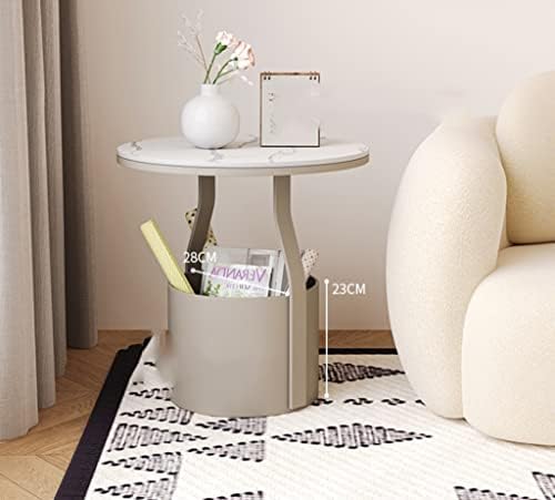 WYFDP bočni sto za sofu kamena ploča ugaoni sto za odlaganje dnevne sobe komoda noćni sto koji se može ukloniti mali sto za kafu