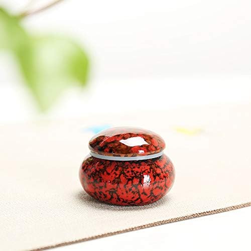 Rahyma Weiping - Mala keramička zadržava URNS Mini keramička kremacija urn za pepeo mini kutije Mini keramike dijeljenje lične pogrebne