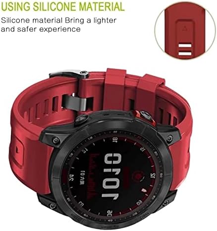 EKINS 26 22mm silikonska traka za brzo oslobađanje satova za Garmin Fenix 7x 7 6 6x Pro 5x 5Plus 3hr Smartwatch Easyfit narukvica
