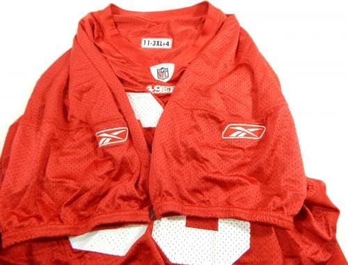 2011 San Francisco 49ers 60 Igra Izdana dres Crvene prakse 3xl DP32181 - Neintred NFL igra rabljeni dresovi