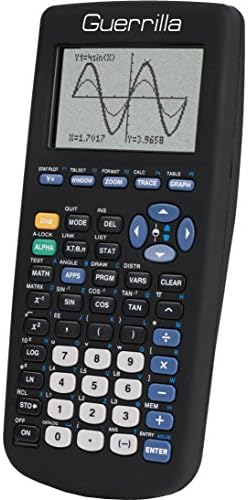 GUERRILLA TI83BLKSC silikonska futrola za Texas Instruments TI-83 plus grafički kalkulator, crni