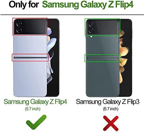 BuumHuum za Samsung Galaxy Z Flip 4 Case slatka koža prilično Cartoon futrole pune zaštite za tinejdžerke,odrasle tanke TPU meke jasno