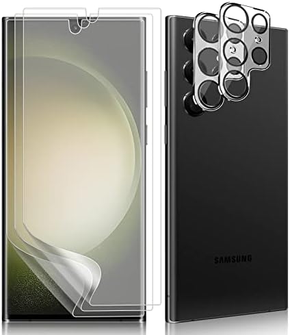 Qoosea zaštitnik ekrana za Samsung Galaxy S23 Ultra 6.8 HD Clear fleksibilni TPU Film sa podrškom za zaštitu od kaljenog stakla sa