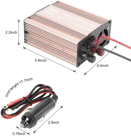 Xwjne 300w Power Inverter DC 12V do 110V AC konverter za auto Punjač sa USB priključcima za punjenje Adapter za auto Punjač