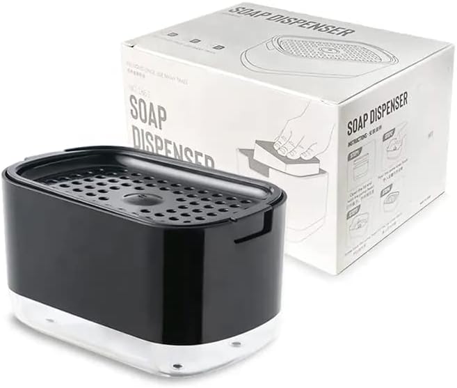 Stiskljivi 2-u-1 kuhinjski sudopt sapun sa sapunom | Super kuhinjski uređaji Sapun za pranje posuđa sa držačem spužve |