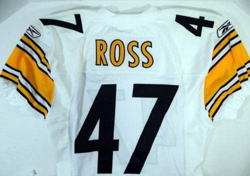 2003 Pittsburgh Steelers Ross # 47 Igra izdana bijeli dres 46 DP21259 - Neintred NFL igra rabljeni dresovi
