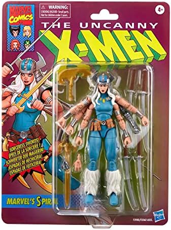 Marvel Legends serija X-Men klasična spiralna igračka od 6 inča sa Akcionom figurom, 4+ godina, 8 dodataka