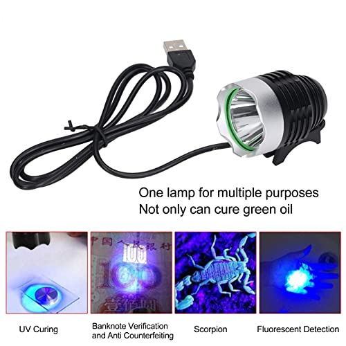 UV lampa za sušenje, UV svjetlo za sušenje Aluminijska legura ABS USB pogon široke namjene prijenosni pogodan za otkrivanje