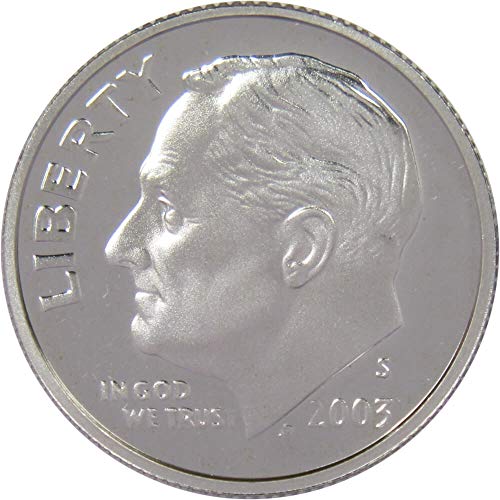 2003 S Roosevelt Dime izborni izbor Otporan na 90% srebrni 10C Kolekcionar američkog novčića