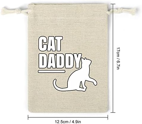 Cat Daddy vezice torbe za odlaganje bombona poklon torbe za višekratnu upotrebu sklopivi i kompaktni višenamjenski džepni paket 8