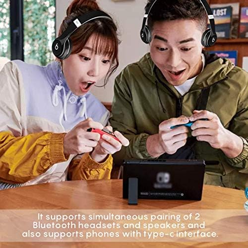 Bluetooth adapter audio predajnik za Nintendo prekidač, APTX niska tehnologija latency, podržava dvostruke paring, u igara glasovnog