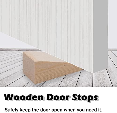 12 pakovanja drvena vrata zaustavljaju drvene klinove na vratima Drveni klinovi drži otvorena vrata za zaustavljanje klinastog trokuta