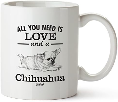 Chihuahua Mama Pokloni Šolja Za Božić Žene Muškarci Tata Decor Lover Dekoracije Stvari Volim Chihuahua Coffee Accessories Talking