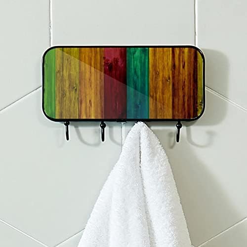 Držač ručnika Zidni ručnik nosač za kupatilo Dekor ogrtač ogrtač odjeća retro drvena ručnik ručnika za pohranu