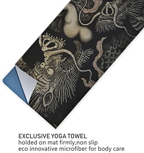 Pokrivač censtern joga twin-zmajevi-Kina-japan-cliure yoga ručnik joga mat ručnik