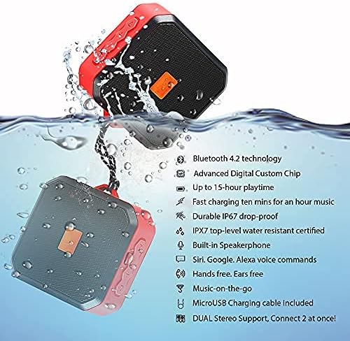 Tek Styz IPX7 zvučnik radi za Samsung SM-G885F sa 13h vodootpornim vremenom za igru, unutrašnja, Vanjska putovanja 1500mAh
