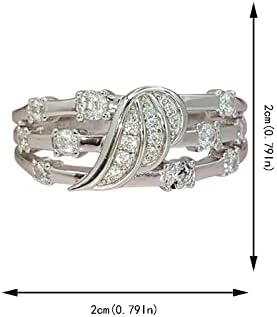 2023 Novo angažovačka prstena Ženska prstena za žene Žene Zircon prstena modne lično nakit prstenaste prstenje