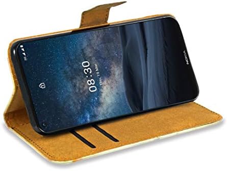 Wentian Nokia 8.3 5G / Nokia 8 V 5G uw Case, CaseExpert® lepi uzorak kožnog postolja Flip novčanik torba poklopac kućišta za Nokia