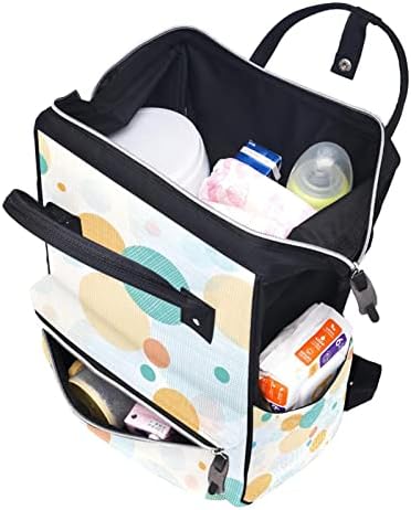Velike boje točke uzorka ruksaka ruksaka za djecu za promjenu torbe za promjene multi funkcije Veliki kapacitet Putna torba