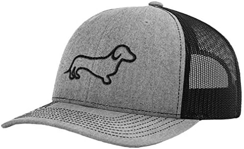 Custom Richardson kamiondžija Hat Jahyshund za pse za psu Crna silueta Šiva poliester