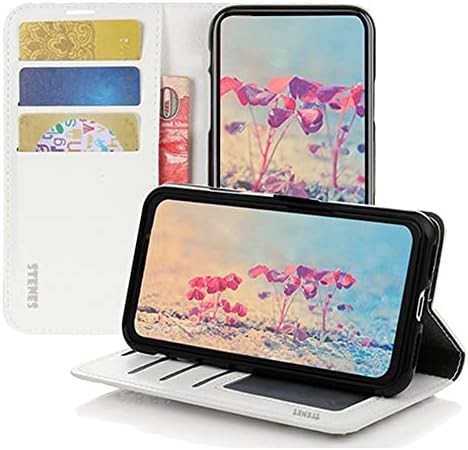 STENES Bling Wallet futrola za telefon kompatibilna sa Samsung Galaxy S22 Ultra - Stylish-3D ručno rađena cvjetna kićanka dizajn privjeska