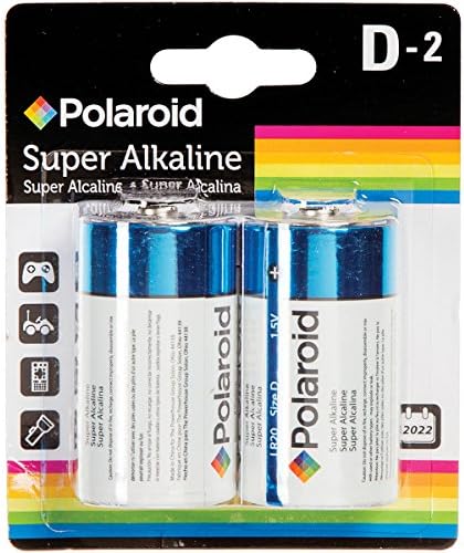 Polaroid 2 Pack D alkalna baterija