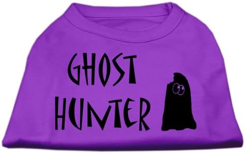 Mirage proizvodi za kućne ljubimce Ghost Hunter Ectret majica Purple s crnim slovima XS