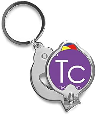 Kesteristi elementi Period Tabela Tranzicija Metali Technetium TC Clippers Oštar nokti od nehrđajućeg čelika