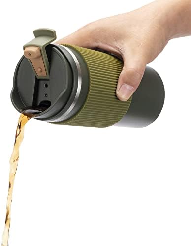 D & Slifei 15 oz Izolirani Tumbler sa poklopcem od nehrđajućeg čelika Izolirana kafa, putni mling DS-1 DS