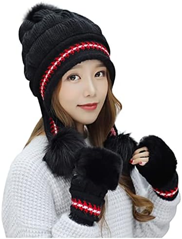 Šešir toplo debela zaštita Sportski obožavatelj ženska kuglična uha pletena plišana vunena šešir bejzbol kapu za psa