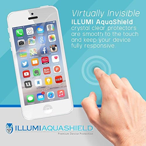 ILLUMI AquaShield zaštitnik ekrana kompatibilan sa LG V35 ThinQ prozirnim fleksibilnim TPU filmom visoke rezolucije bez mjehurića