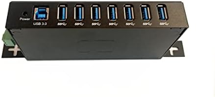 COMMFRONT Industrial USB 3.0 7-Port Hub; podržava brzine prenosa podataka do 5Gbps; omogućava do 900ma nizvodno napajanje na svakom