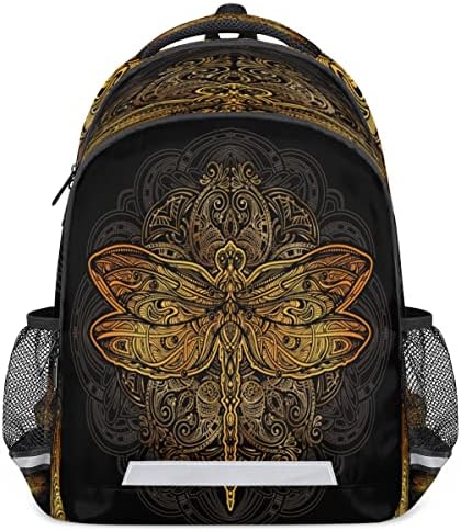 CFPolarni etnički zmajnski ruksak za student Mandala sa školskim ruksak za prijenosnog pretinca za žene Muškarci Studenti Tinejdžeri