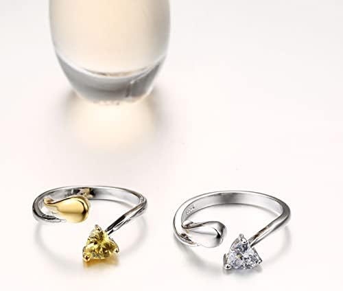2023 Novi dodaci za nakit podesivi prsten za angažovanje prstena modne nježne žene prstenovi 3 komada prstenaste set