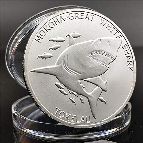 Životinjske kovanice morski pas kovani kovanice Kovanice CryptoCurrency Replicas amaterski kolekcionari Početna Dekor zanatske suvenire