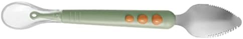 Kisangel 2pcs Scraper za voće Baby Light Green 304 nerđajući čelik nerđajući čelik tečni silikon